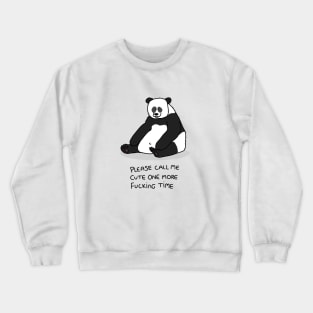 Grumpy Panda Crewneck Sweatshirt